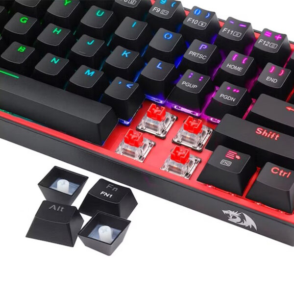 Teclado Gamer Redragon Fizz Pro Wireless Spanish K616 Rgb B Black - Imagen 4