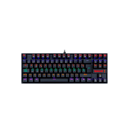 Teclado Gamer Redragon Kumara Rainbow Spanish K552W KR Sp Black Red Switch TKL