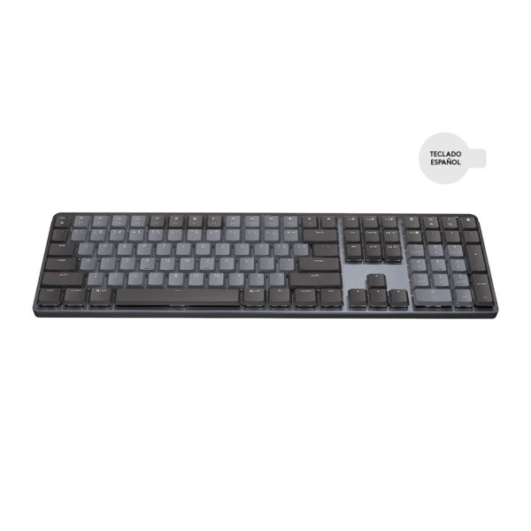 Teclado Logitech Mx Mechanical Wireless/Bt Iluminated Black Sp - Imagen 3