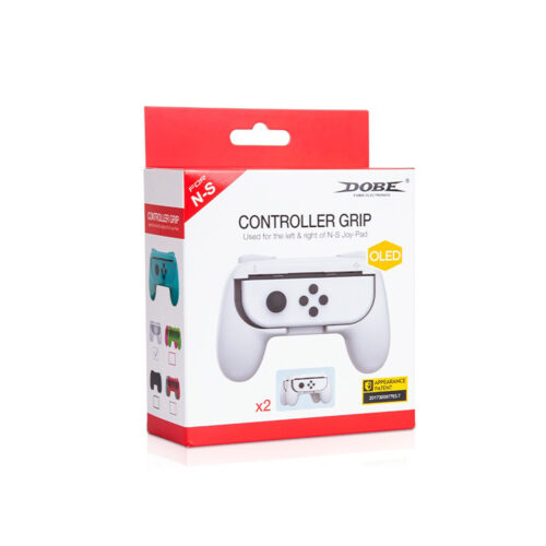 Controller Grip Dobe Para Joy-Con Nintendo Switch Oled Neon