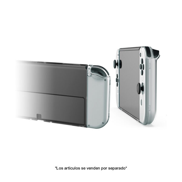 Protector Acrilico Dobe Para Nintendo Switch Oled Transparente - Imagen 3