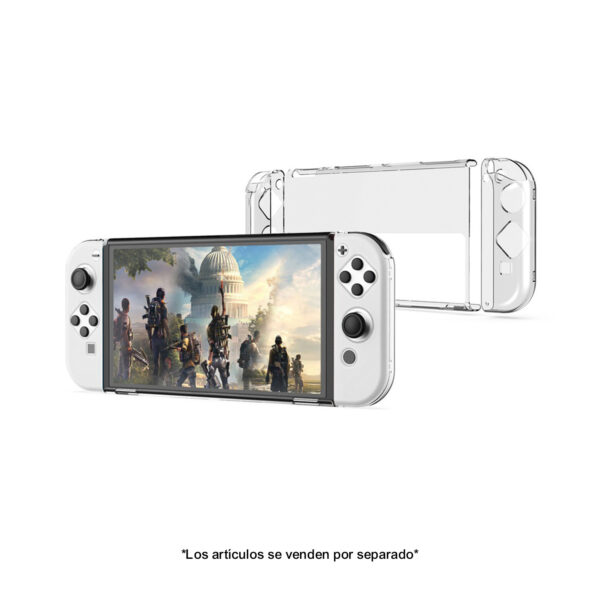 Protector Acrilico Dobe Para Nintendo Switch Oled Transparente - Imagen 4