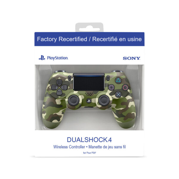 Mando Dualshock 4 Playstation 4 Refaccionado Camuflado Verde