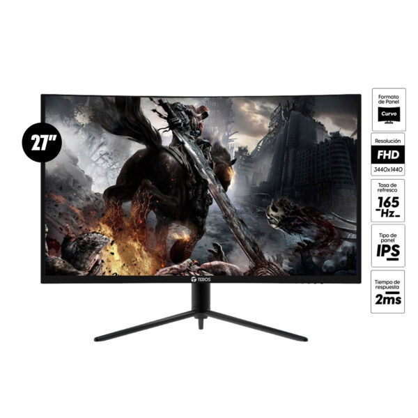 Monitor Gaming Teros Te-3194N 27" Va Curvo Fhd 165Hz 2Ms