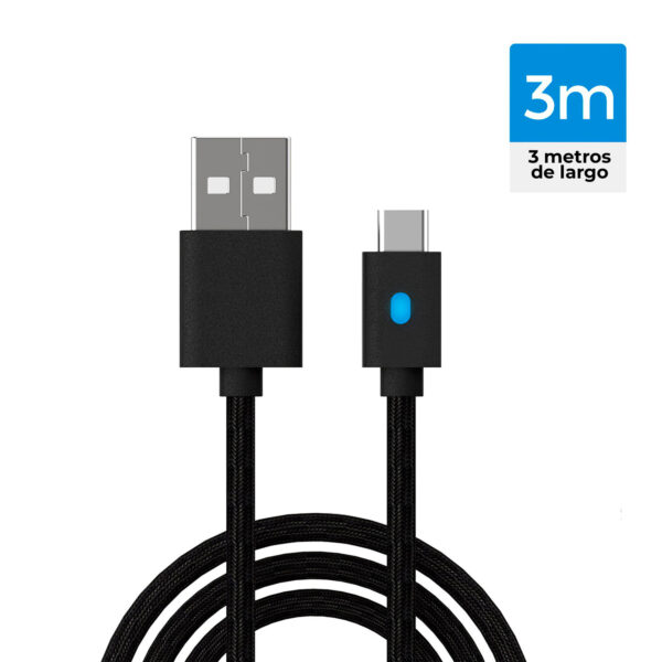 Cable De Carga dobe Para Mando Dualsense 5 Playstation 5 Negro - Imagen 3