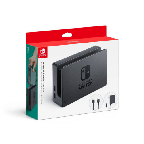 Dock Nintendo Switch Set con Cargador y Cable Original