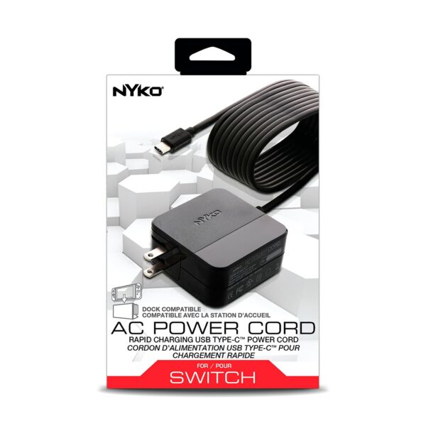 Cargador Niko Ac Power Cord Nintendo Switch