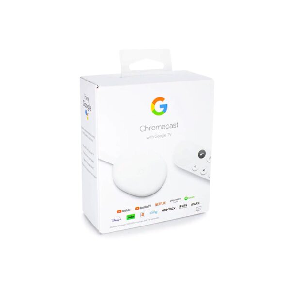 Chromecast 4ta Generación Con Google Tv 4k Blanco