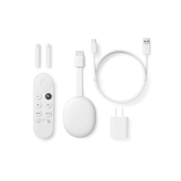 Chromecast 4ta Generación Con Google Tv 4k Blanco - Imagen 4