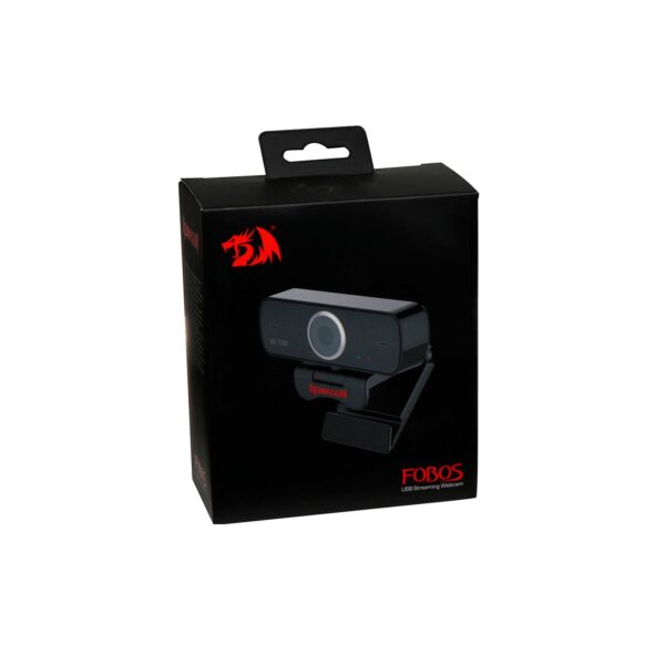 Camara Gamer Wed Redragon Fobos 720P Usb Streaming Webcam Gw600 1 Black - Imagen 5