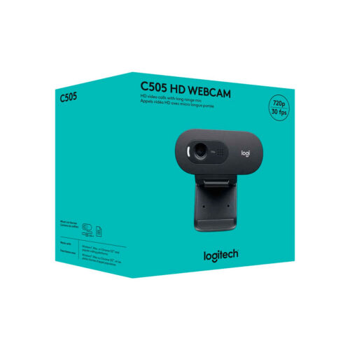 Camara Logitech C505 Hd Webcam 720P USB Black