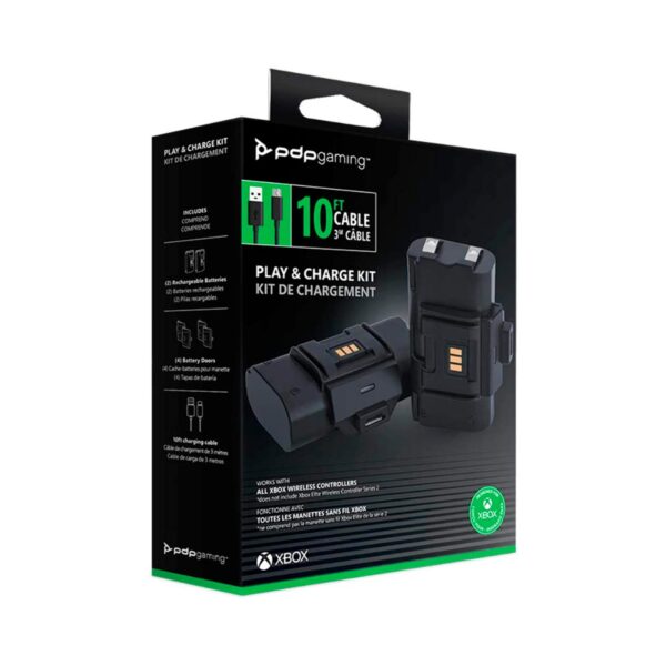 Bateria Recargable Kit PDP Gaming Xbox One/Xbox Serie X/S Black