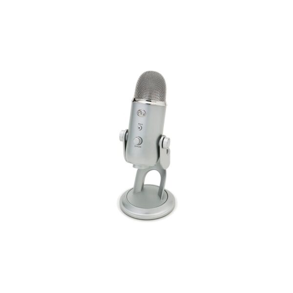 Microfono Yeti Usb Streaming Cardioid-Omni-Bi-Led- Plateado - Imagen 4