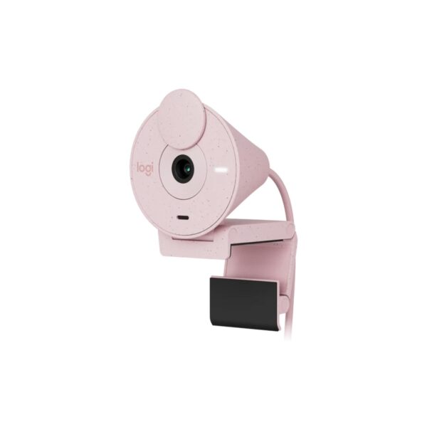 Camara Logitech Brio 300 Fhd 1080P Usb C Rosa - Imagen 2