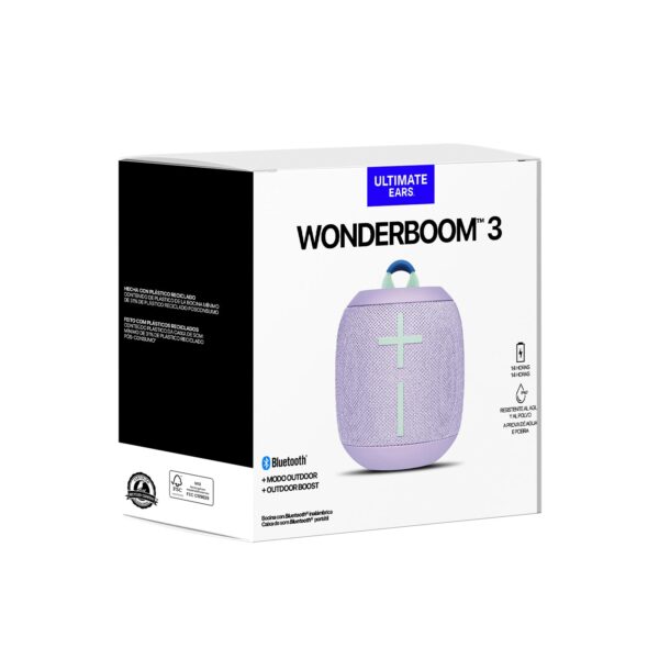 Parlante Ue Wonderboom 3 Bluetooth Ip67 Lavender