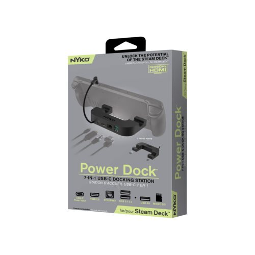 Nyko Power Dock 7 In 1 USB C Docking Station Steam Deck