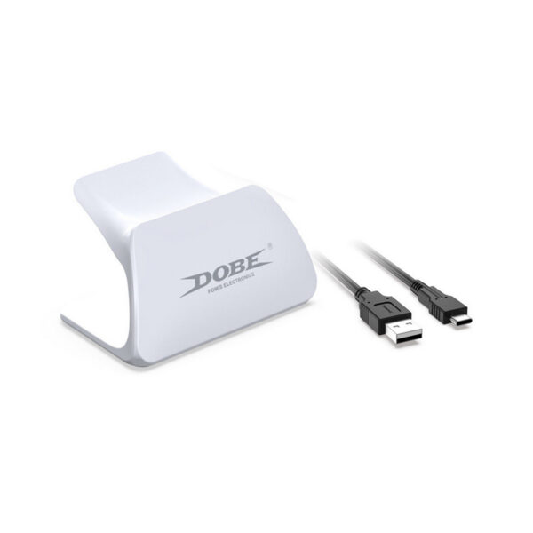 Soporte Cargador Dobe Para Mando Dualsense PS5 Blanco - Imagen 3