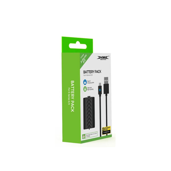 Bateria Recargable Dobe + Cable Usb C Para X-Series S/X 1200Mah 3M Negro