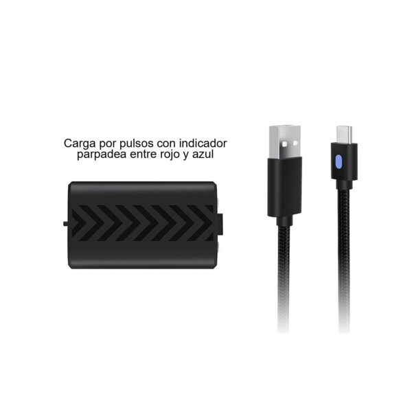 Bateria Recargable Dobe + Cable Usb C Para X-Series S/X 1200Mah 3M Negro - Imagen 4