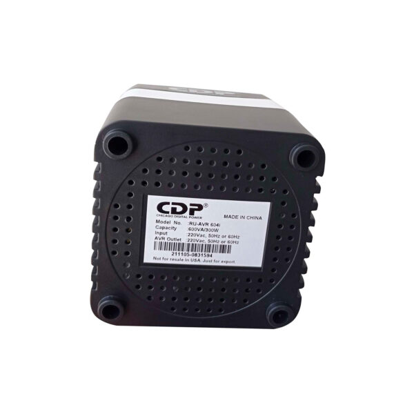 Estabilizador CDP RU-AVR6041 600Va/300W 4 Salidas 4 Port USB Blanco/Negro - Imagen 4