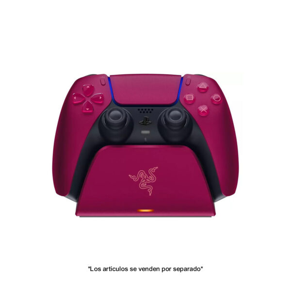 Cargador Razer Quick Charging Stand P/Control PS5 Usb-C 10W Red - Imagen 3