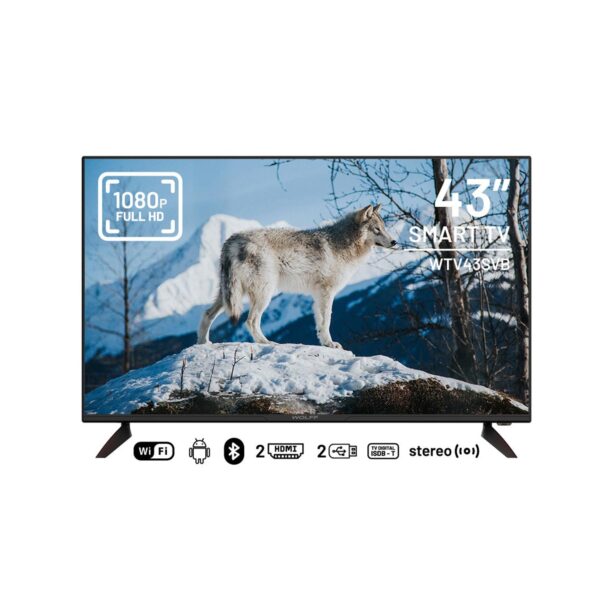 Televisor Wolff Smart Tv 43” Full Hd Android 11.0 Wifi Bluetooth WTV43SVB - Imagen 2