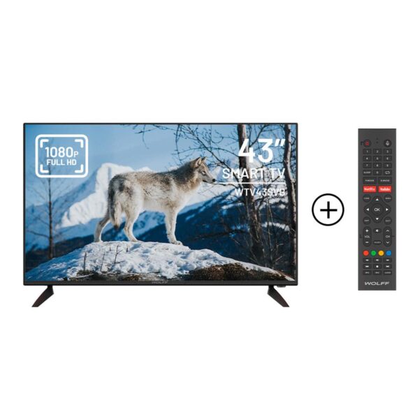 Televisor Wolff Smart Tv 43” Full Hd Android 11.0 Wifi Bluetooth WTV43SVB - Imagen 4