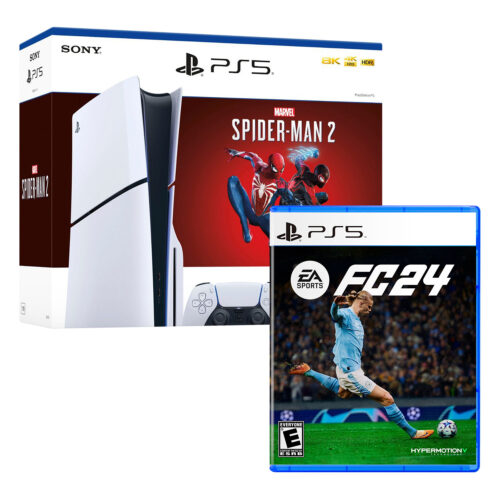 Consola Ps5 Slim Bundle Spiderman 2 + Ea Sports Fc 24