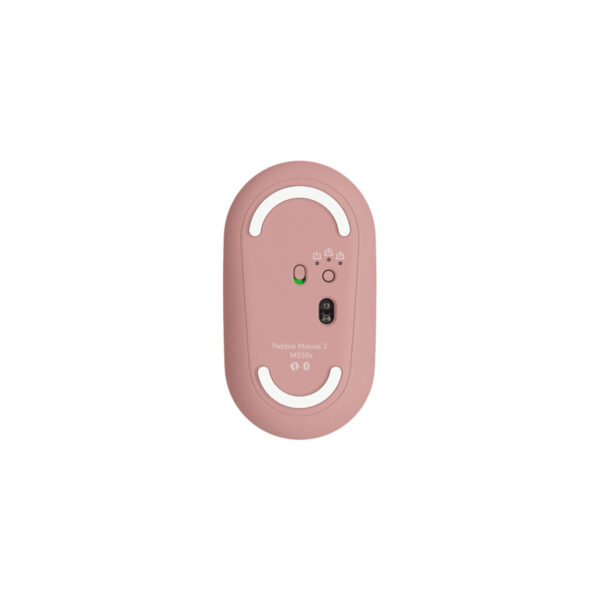 Mouse Logitech Pebble Mouse 2 M350S Bluetooth/Wireless Rosa - Imagen 5