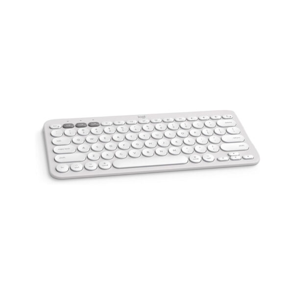 Teclado Logitech Pebble Keys 2 K380S Bluetooth/Wireless Sp White - Imagen 3