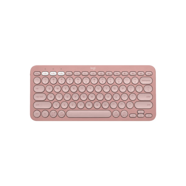 Teclado Logitech Pebble Keys 2 K380S Bluetooth/Wireless Sp Rosa - Imagen 2