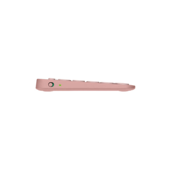 Teclado Logitech Pebble Keys 2 K380S Bluetooth/Wireless Sp Rosa - Imagen 4