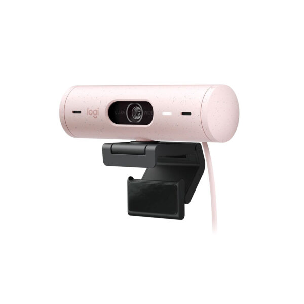Camara Logitech Brio 500 Fhd 1080P Usb-C Rose - Imagen 3