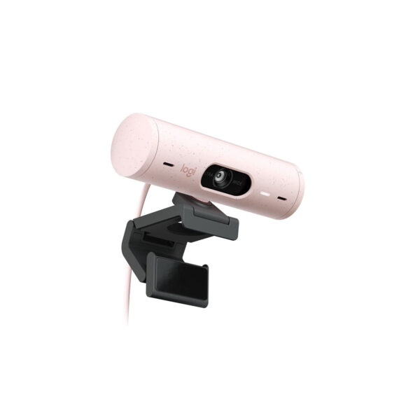 Camara Logitech Brio 500 Fhd 1080P Usb-C Rose - Imagen 5