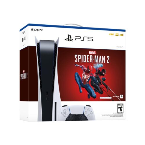 Consola Playstation 5 Con Lector De Disco Bundle Spider Man 2