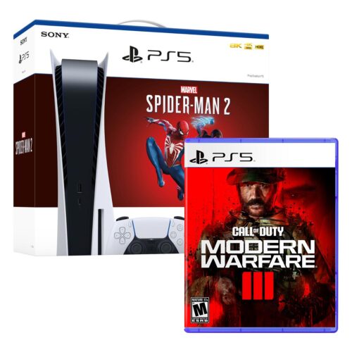 Consola PS5 Bundle Spiderman 2 + Cod Modern Warfare III