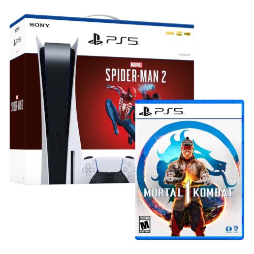 Consola PS5 Bundle Spiderman 2 + Mortal Kombat 1