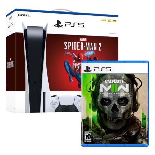Consola PS5 Bundle Spiderman 2 + Call Of Duty Modern Warfare II