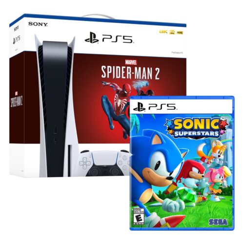 Consola PS5 Bundle Spiderman 2 + Sonic Superstars Playstation 5