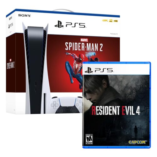 Consola PS5 Bundle Spiderman 2 + Resident Evil 4 Playstation 5