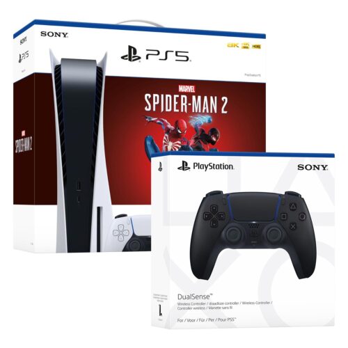Consola PS5 Bundle Spiderman 2 + Mando PS5 Negro