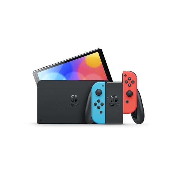 Consola Nintendo Switch Modelo Oled Neon + Super Mario Wonder - Imagen 2