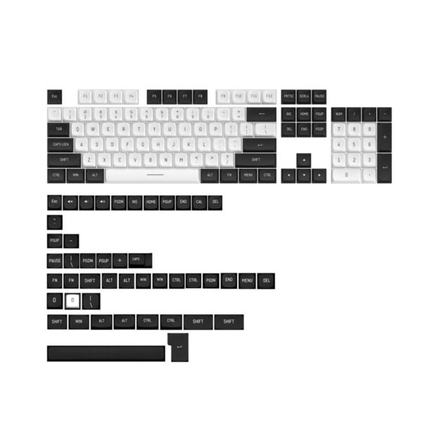 Keycaps Redragon Csa Pbt Double Shot 150 Units Multi Layout White - Imagen 3