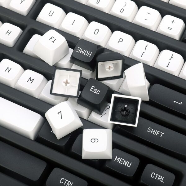 Keycaps Redragon Csa Pbt Double Shot 150 Units Multi Layout White - Imagen 4
