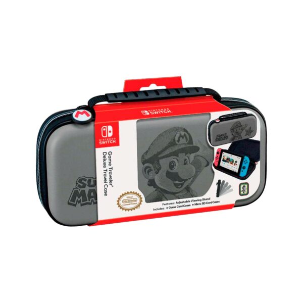 Consola Nintendo Switch Oled Mario Red + Super Mario Wonder + Estuche Mario Gris - Imagen 5