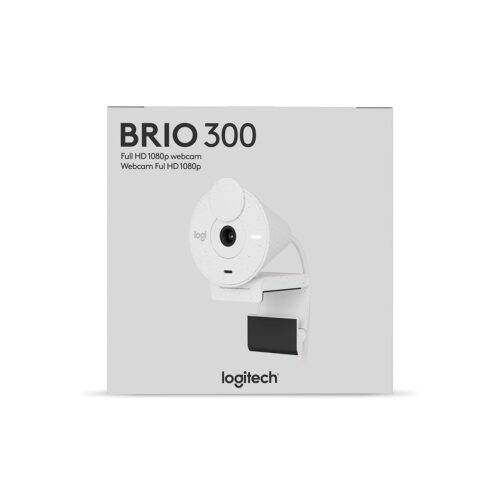 Camara Logitech Brio 300 Fhd 1080P Usb-C White