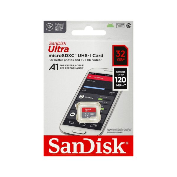 Memoria Sandisk Microsd 32 Gb Ultra A1 120Mb/S - Imagen 2