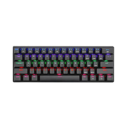 Teclado Gamer T-Dagger Arena Rainbow Spanish T-Tgk321-Br Black Brown Switch