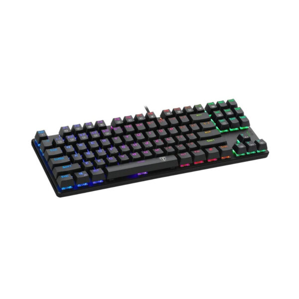 Teclado Gamer T-Dagger Arena Rainbow Spanish T-Tgk321-Br Black Brown Switch - Imagen 2