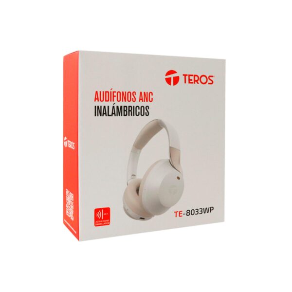 Audífono Inalámbrico ANC Teros TE8033W Blanco - Imagen 5